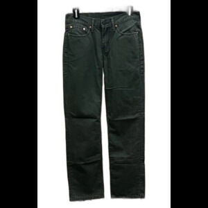 NWOT Levis 514 Straight Denim Jeans Mens 28 Green Stretch Classic Gorp Cabin Y2K